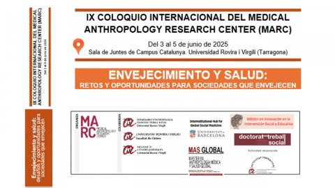 TecnATox participa en el IX Coloquio Internacional del Medical Anthropology Research Center (MARC)